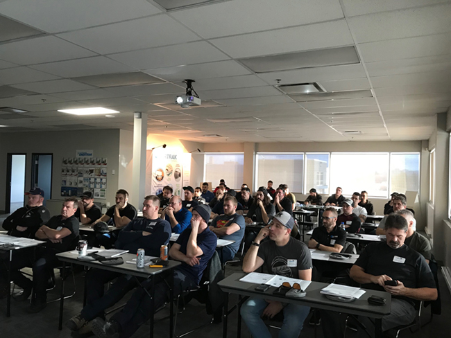 Technical training at Enertrak Québec - December 2019