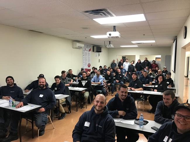 Formation technique chez Enertrak Laval - Novembre 2019